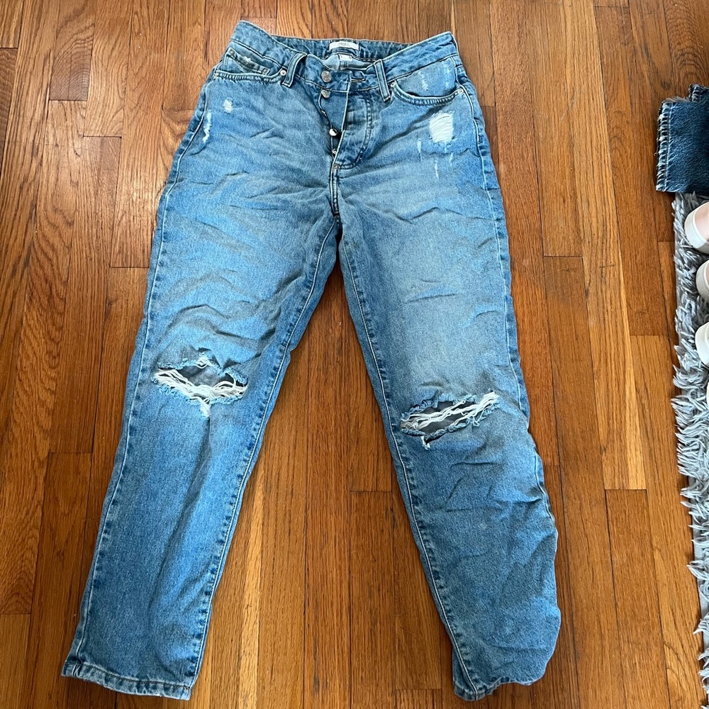Forever21 High Waisted Medium Washed Jeans